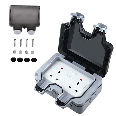 electric outlet water proof box|waterproof outdoor electrical outlet box.